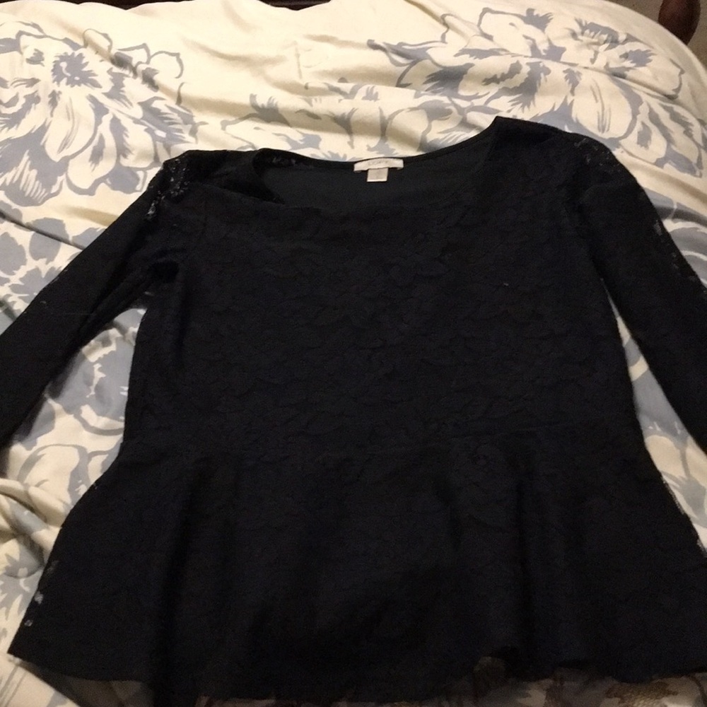 Black lace top